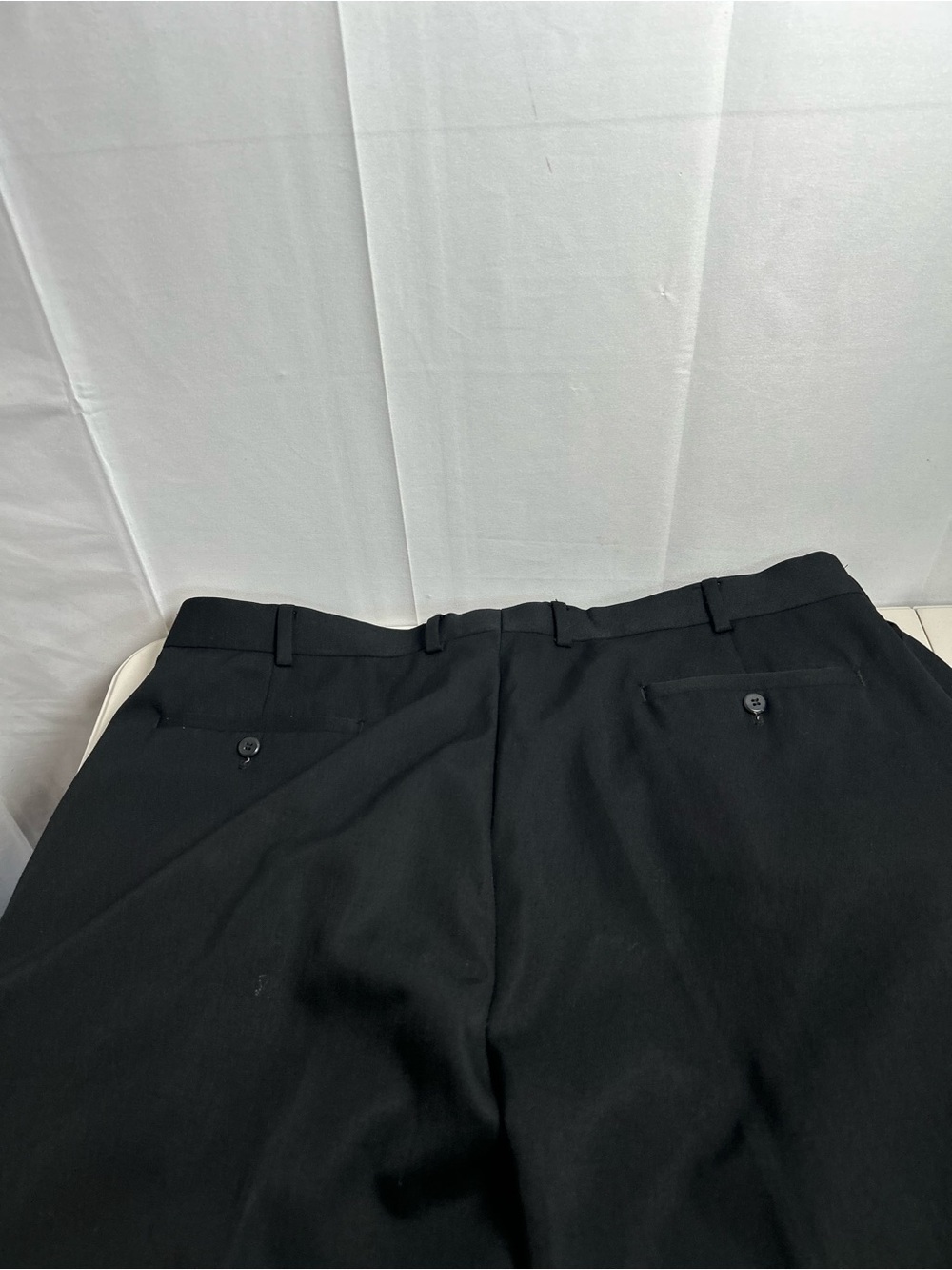 Men's Black Dress Pants - Classic Straight Fit 40X32 - Picture 12 of 16